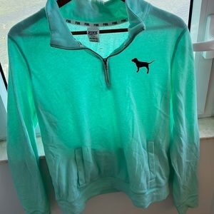 Victoria secret pink blue sweatshirt